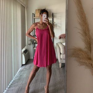 Pink Flowy Dress